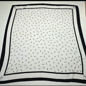 Yves Saint Laurent Silk Printed Scarf “Stein”